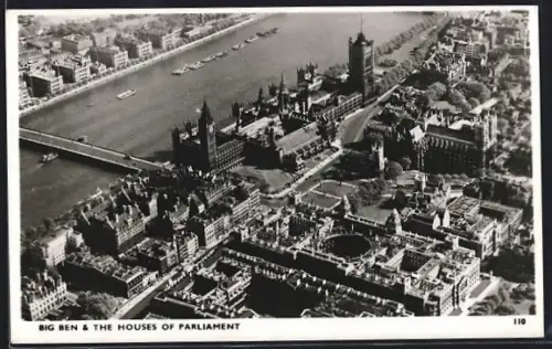 AK London, Big Ben & The Houses of Parliament, Airview