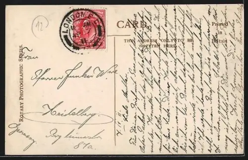 AK London, Bird`s Eye View of London from St. Brides`