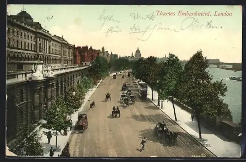 AK London, Thames Embankment