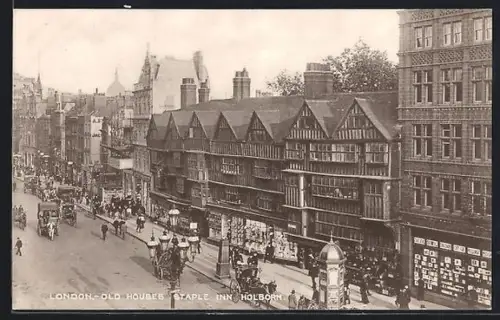 AK London, Holborn, Staple Inn, Old Houses