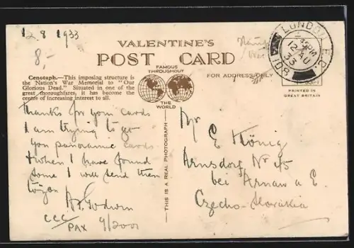 AK London, Cenotaph and Whitehall