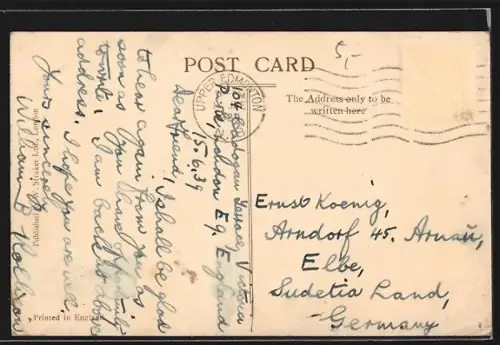 AK London, Holburn, Old Houses, Walter Shead, Clarkson`s