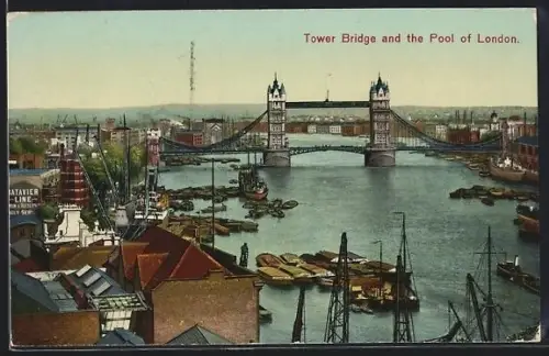 AK London, Tower Bridge and the Pool of London