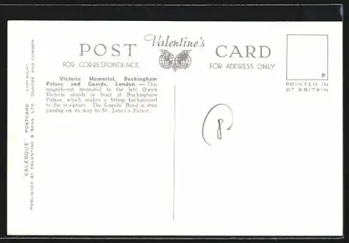 AK London, Victoria Memorial, Buckingham Palace & Guards