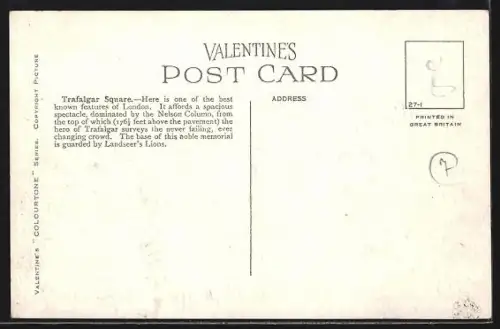 AK London, Trafalgar Square