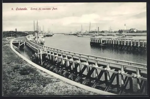 AK Ostende, Entrée du nouveau Port