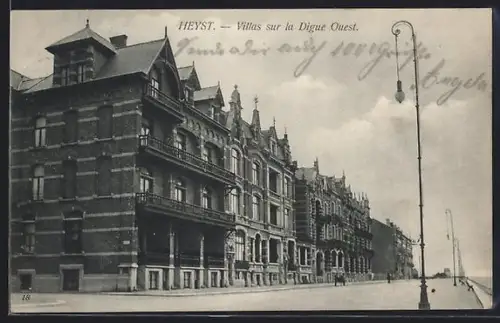 AK Heyst, Villas sur la Digue Ouest