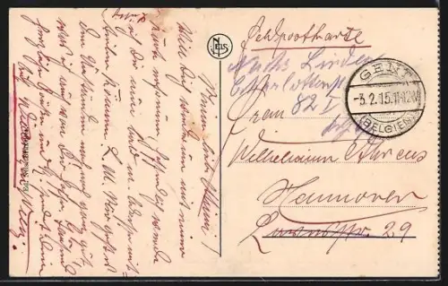 AK Liège, Le Pont des Arches, Strassenbahn