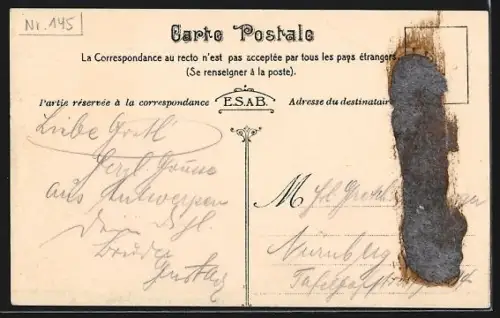 AK Anvers, La Rade, Musée du Steen et Ponton Embarcadère