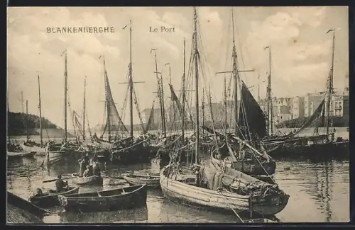 AK Blankenberghe, Hafen, Le Port