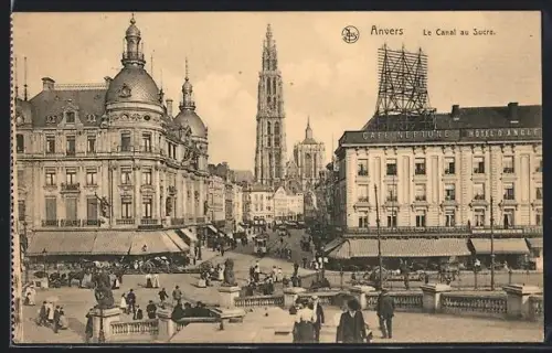 AK Anvers, Le Canal au Sucre