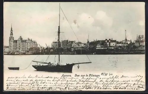 AK Anvers, Vue sur le Pilotage