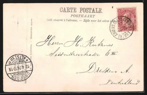 AK Anvers, Vue sur le Pilotage