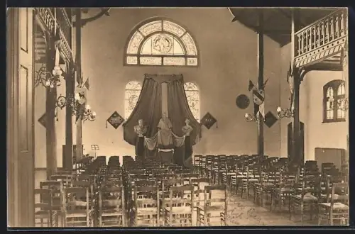 AK Lophem-lez-Bruges, Abbaye de St. André, Salle des Fêtes