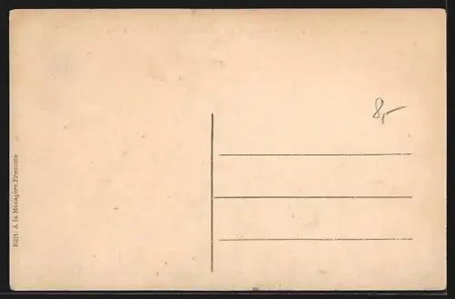 AK Stavelot, Château de la Rochette et les Tanneries