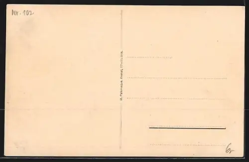 AK Madrid, La Cibeles, Strassenbahn