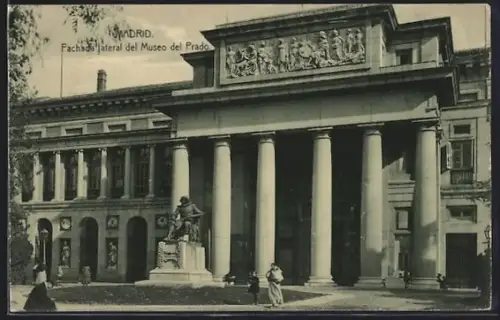 AK Madrid, Pachada lateral del Museo del Prado