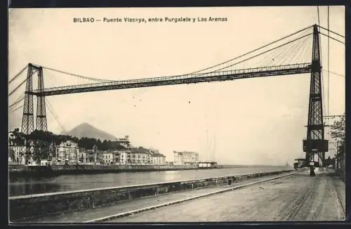 AK Bilbao, Puente Vizcaya, entre Purgalete y Las Arenas