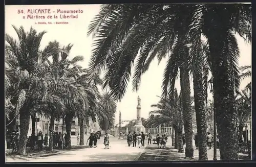 AK Alicante, Monumento a Martires de la Libertad