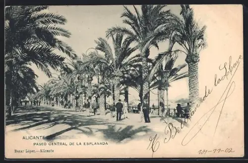 AK Alicante, Paseo Central de la Esplanada