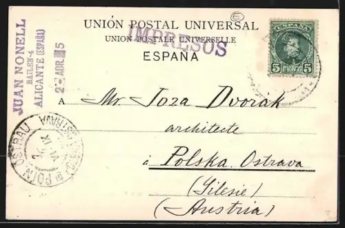 AK Alicante, Paseo de los Martires y Puerto