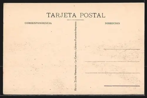 AK La Coruna, Trozo de la Ciudad Jardin