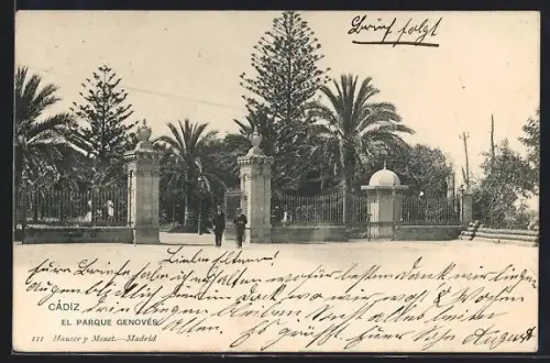 AK Cadiz, El Parque Genoves