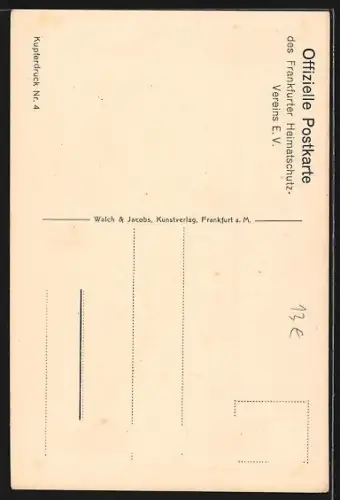AK Frankfurt-Ginnheim, Blick auf die Kirche