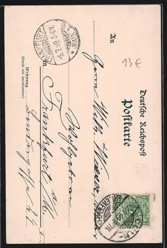 AK Köln-Neustadt, Blick auf den Hohenstaufenring mit Anlagen