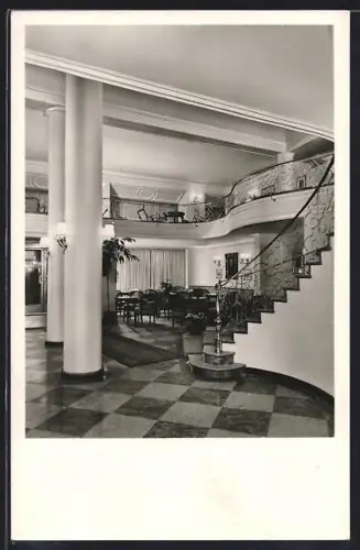 AK Frankfurt a. M., Café Kranzler, An der Hauptwache