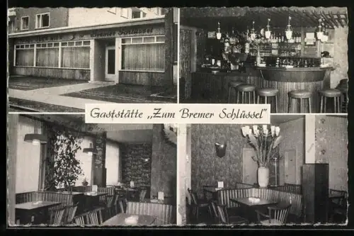 AK Hamburg-Hamm, Gaststätte Zum Bremer Schlüssel, Hans Schade