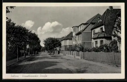AK Soltau, Strassenpartie der Visselhöveder Strasse