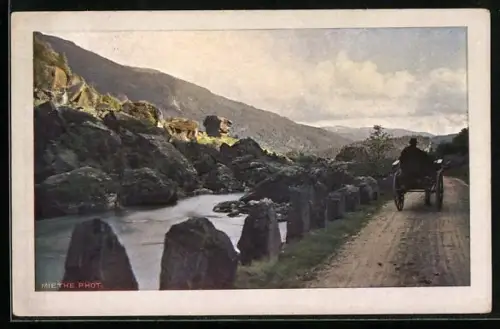 AK Stahlheim, Strasse zwischen Stahlheim und Voss