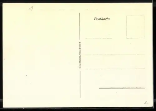 AK Seeboden am Millstätter See, Gasthof zur Post, Inh. Franz Schmidt, Speisesaal mit Tanzparkett