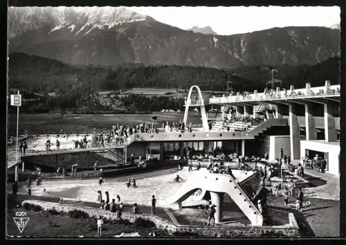 AK Wattens, Alpenbad Wattens in Tirol