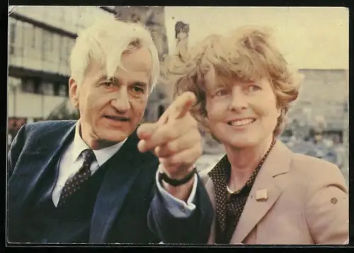 AK Bundespräsident Richard von Weizäcker und seine Ehefrau Marianne