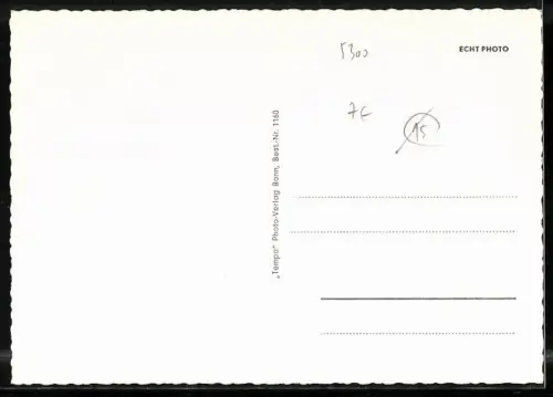 AK Bonn, Bundeshaus, Dr. Adenauer, Prof. Heuss, Schaumburg und Hammerschmidt, BRD