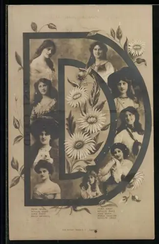 AK Zena Dare, Phyllis Dare und Maud Darrell im Buchstaben D