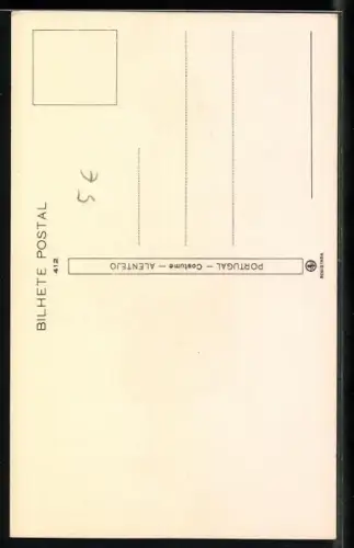 Künstler-AK portugiesische Schnitterin in Volkstracht