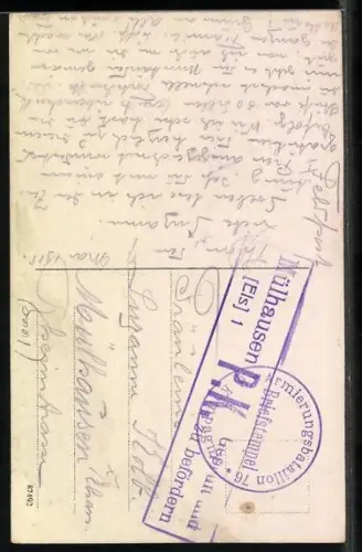 AK Thorn / Torun, Altes Schloss im Abendlicht