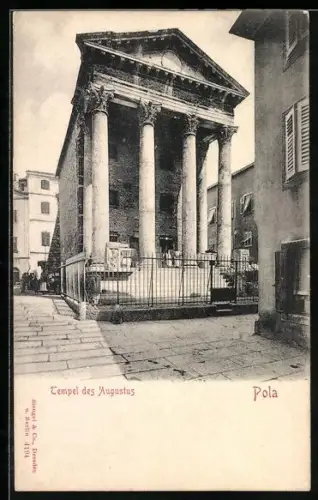 AK Pola, Tempel des Augustus