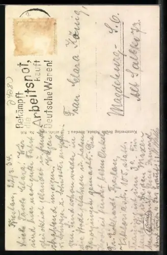 AK Breslau, Blick zum Rathaus