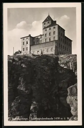 AK Riesengebirge, Schneegruben-Baude