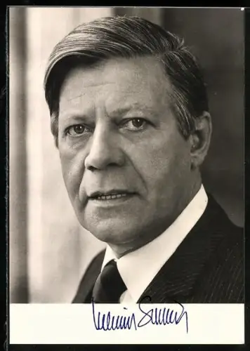 AK Portrait Bundeskanzler Helmut Schmidt