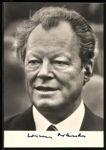 AK Portrait Dr. h.c. Willy Brandt, Vorsitzender der SPD