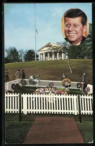 AK Das Grab von John F. Kennedy, Präsident der USA