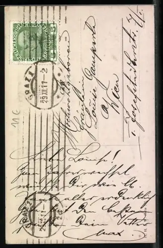 AK Ein frohes Jahr, Weisse Mäuse