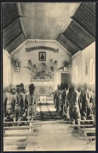 AK Nouvelle-Anvers, La Colonie scolaire, La chapelle