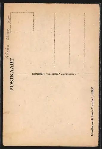 AK Congo, Missen van Scheut, Laat toekomen Uw rijk