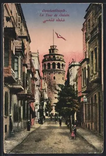 AK Constantinople, La Tour de Galata